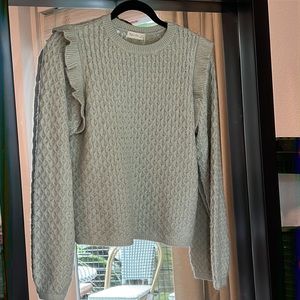 Rylee & Cru Mint Green Knit Sweater XS NWT